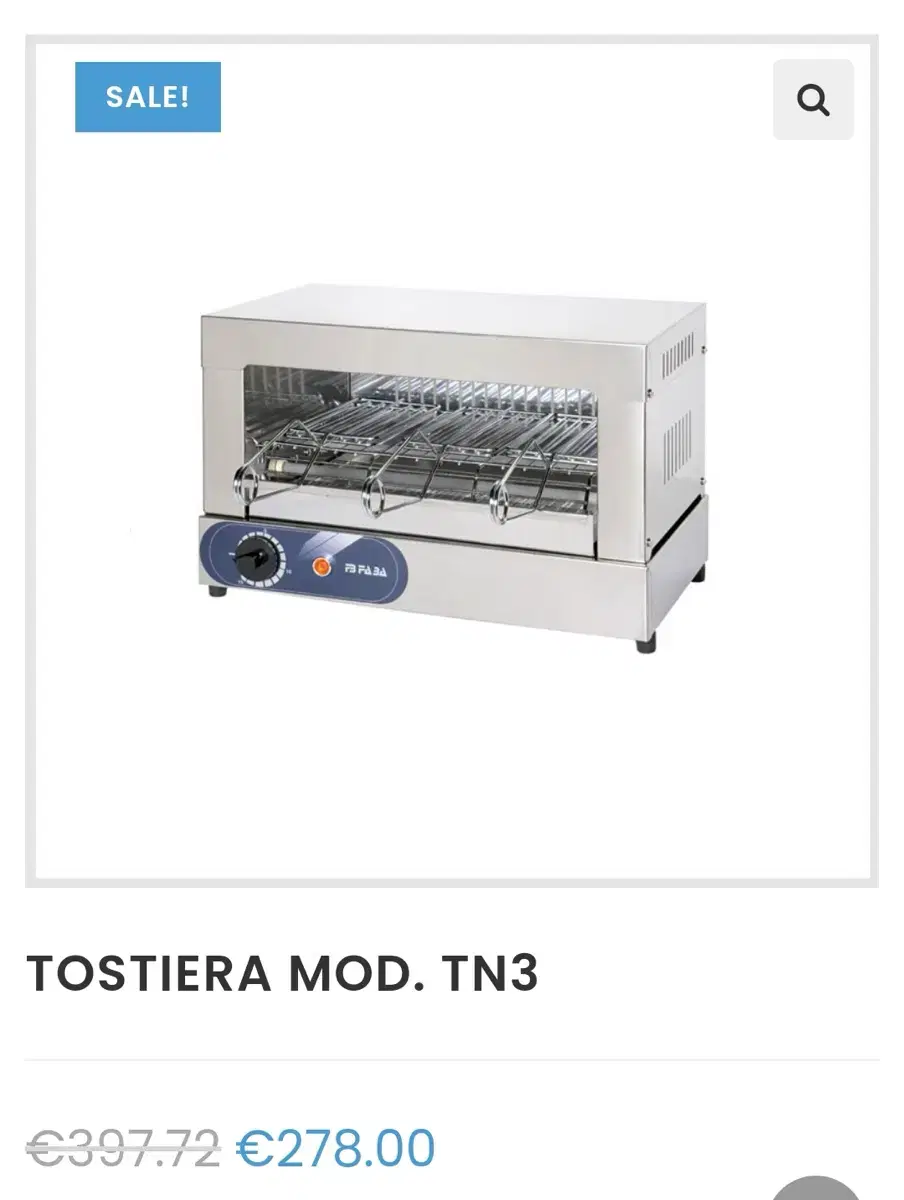 TOSTIERA MOD.TN3 (이탈리아 제품) 토스터기